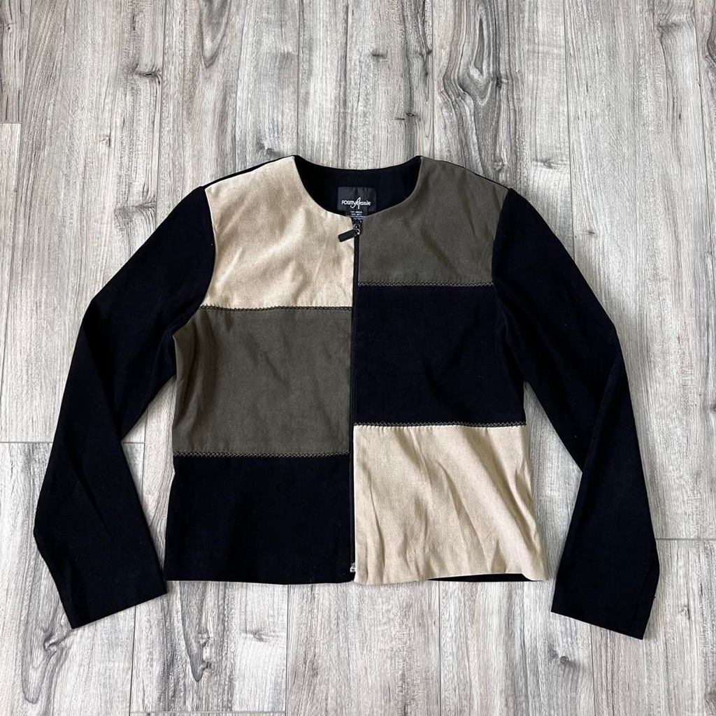 Y2k Vintage Patchwork Jacket